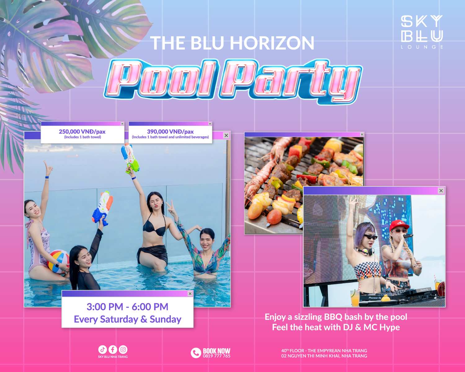 THE BLU HORIZON POOL PARTY