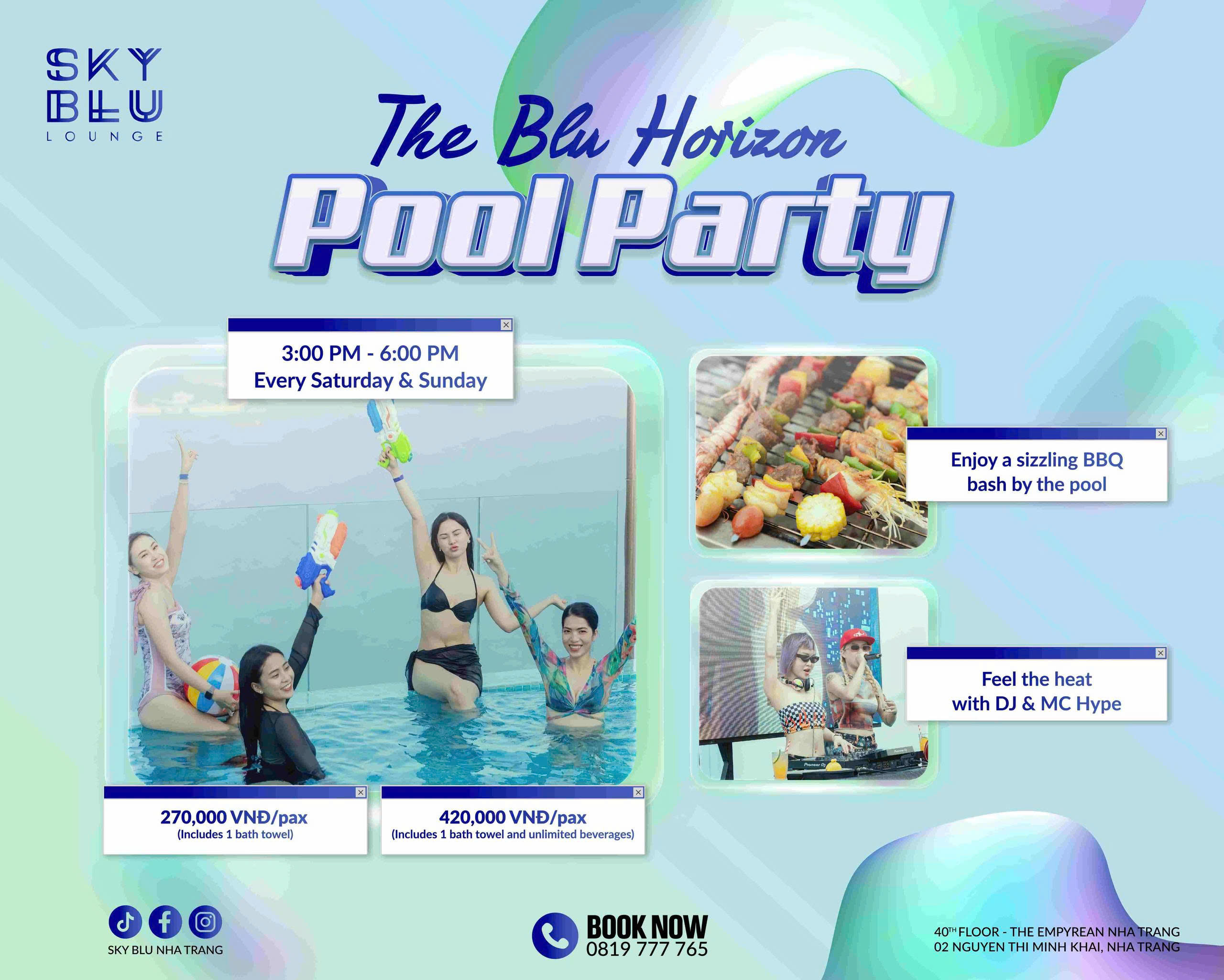 THE BLU HORIZON POOL PARTY